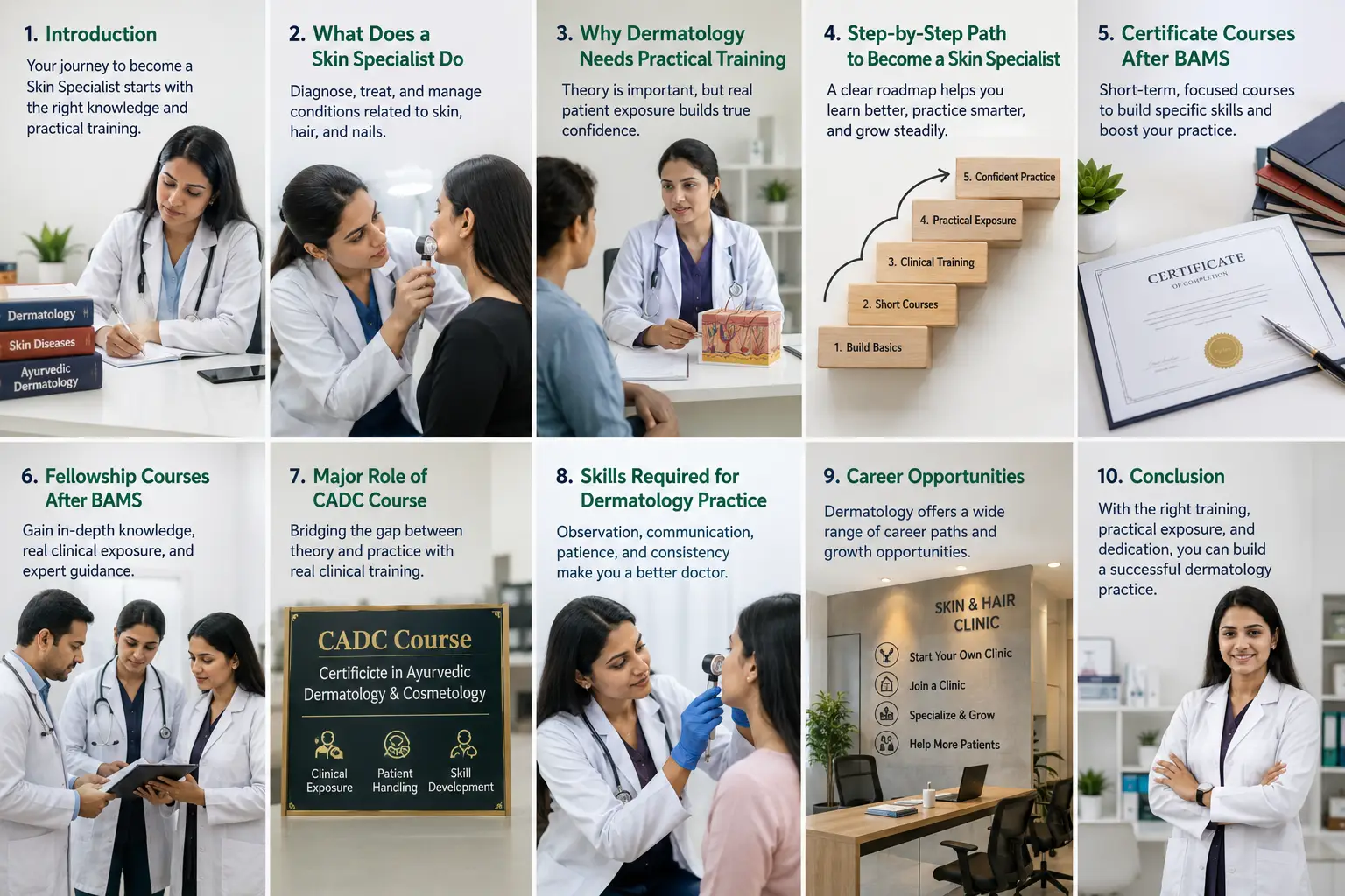 dermatology courses after bams
